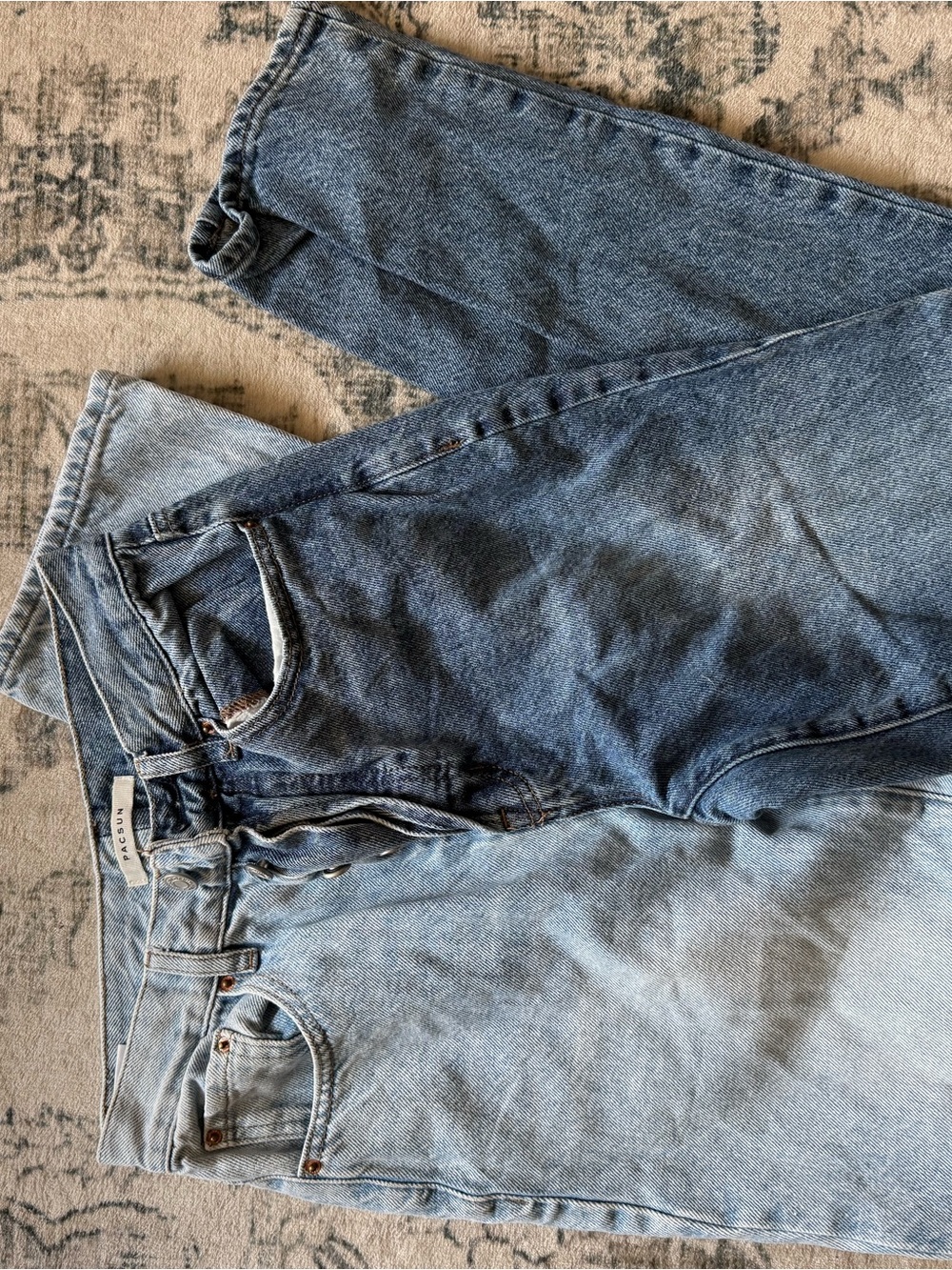Women’s Pacsun Two-Tone Blue Denim Jeans
